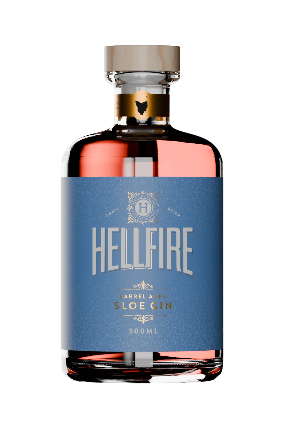 Hellfire Bluff Distillery Barrel Aged Sloe Gin